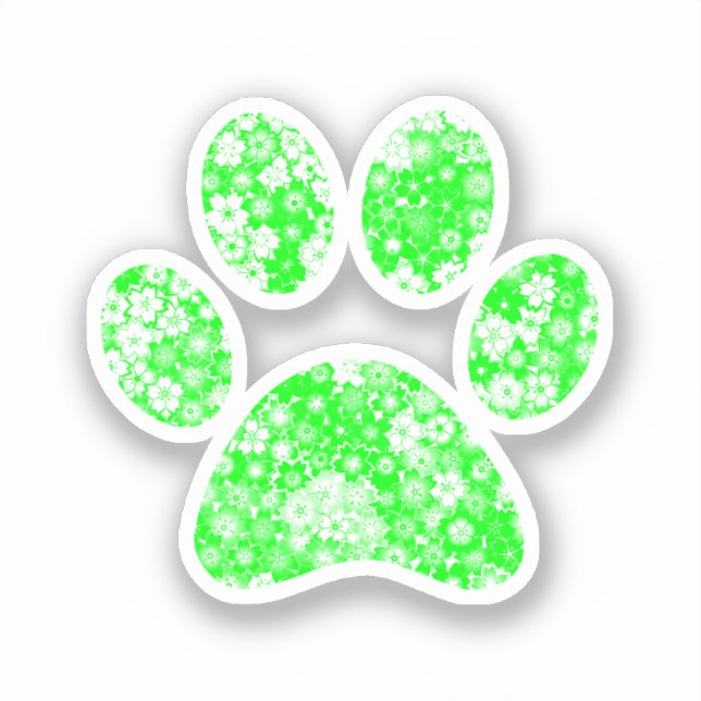 Paw Print Sticker (Front)