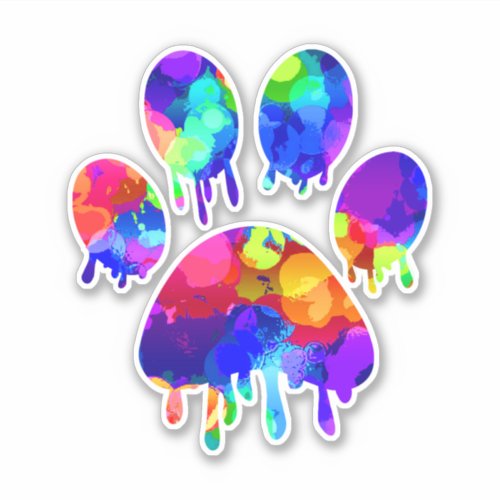 Paw Print Sticker