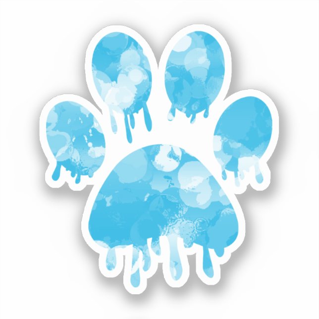 Paw Print Sticker (Front)