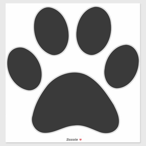 PAW PRINT STICKER