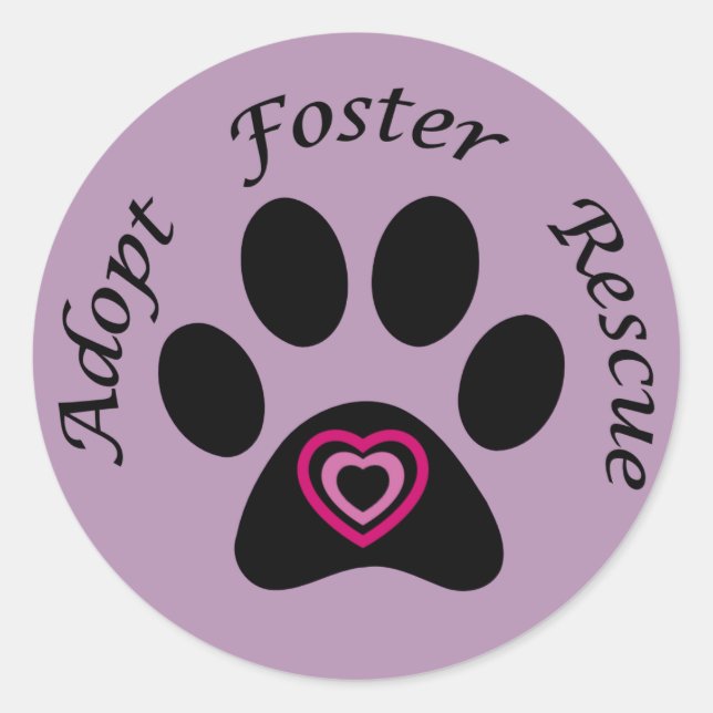 Paw Print Sticker (Front)