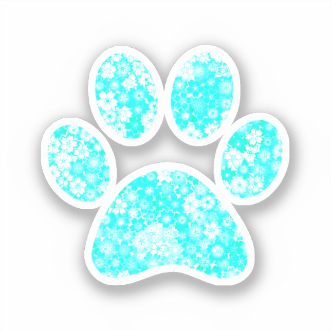 Paw Print Sticker (Front)