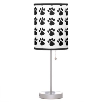 Paw Print Table Lamp For All Dog Lovers Gift Hot by Sturgils at Zazzle