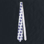 Paw Print Tie<br><div class="desc">Dog Paw Print Tie</div>