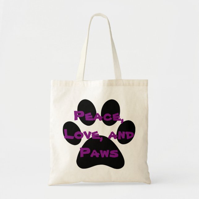 Paw Print Tote (Front)