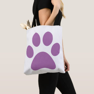 Paw Print Tote Bag