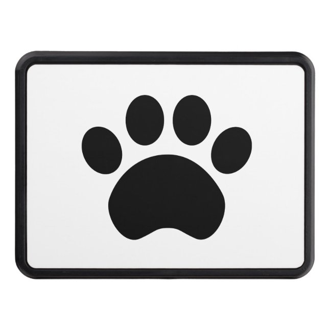 Paw Print Trailer Hitch Cover (Front)