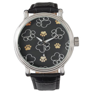 Paw print watch