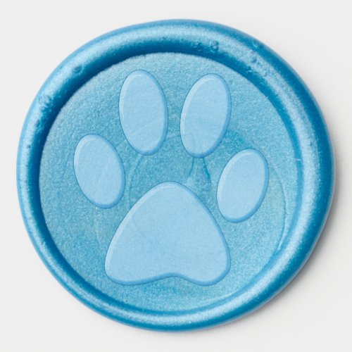 paw print wax seal stickers