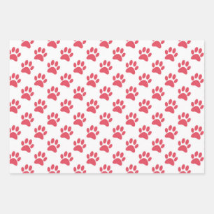 Paw Print Wrapping Paper