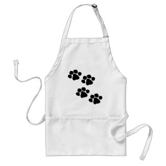 Paw Prints Personalized Apron