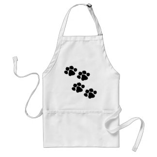 Paw Prints Adult Apron