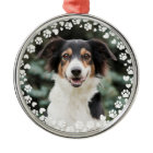 Paw Prints and Hearts Frame Custom Pet Photo