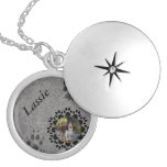 Paw Prints And Photo Locket Necklace at Zazzle