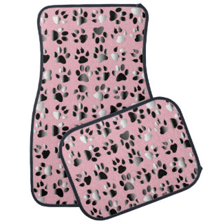 Paw prints Animal tracks Car Floor Mat