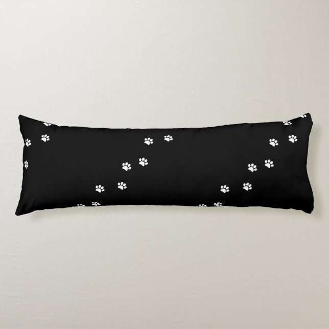 Paw Prints Body Pillow (Front)