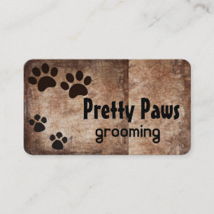 Paw Prints Business Card