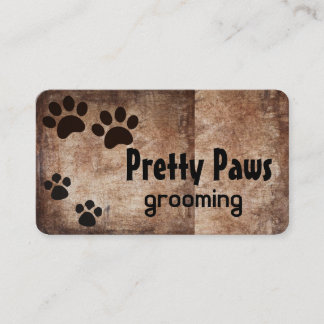 Paw Prints Business Card