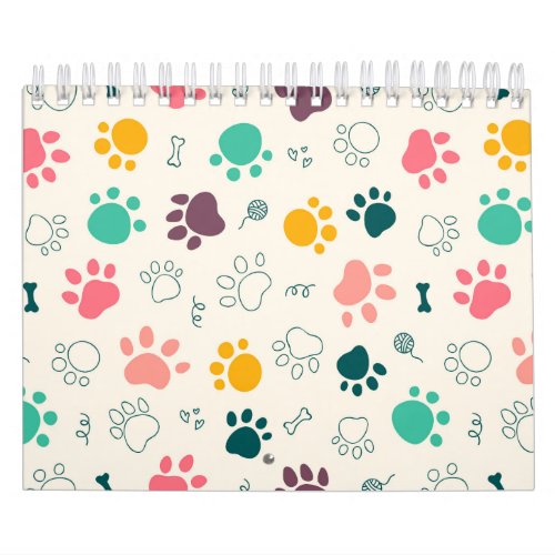 Paw Prints Calendar