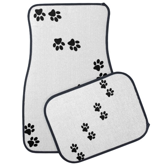 Paw Prints Car Mats Full Set (set of 4) (Set)