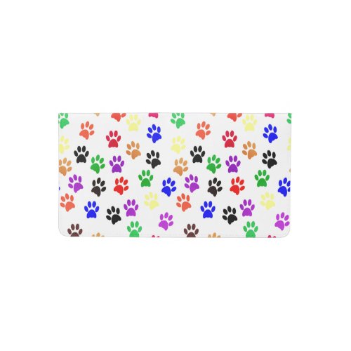 Paw Prints Checkbook Cover