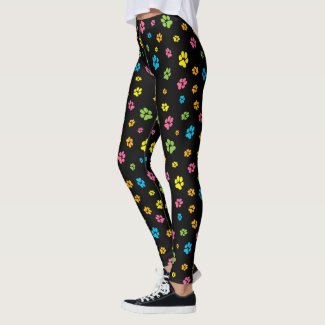 Paw prints Cute colorful Pattern Dog lovers