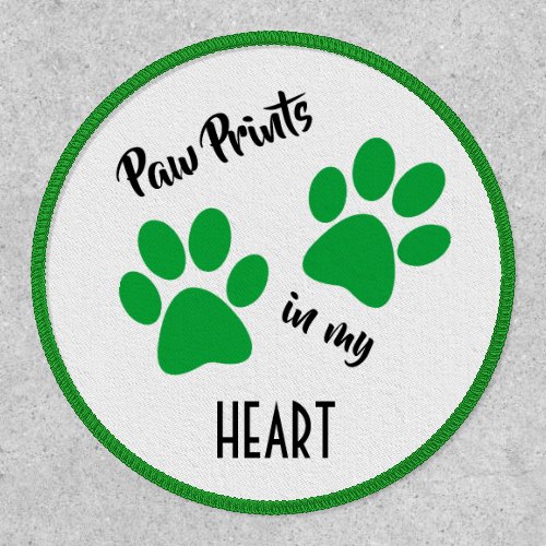 Paw Prints  Design Patch