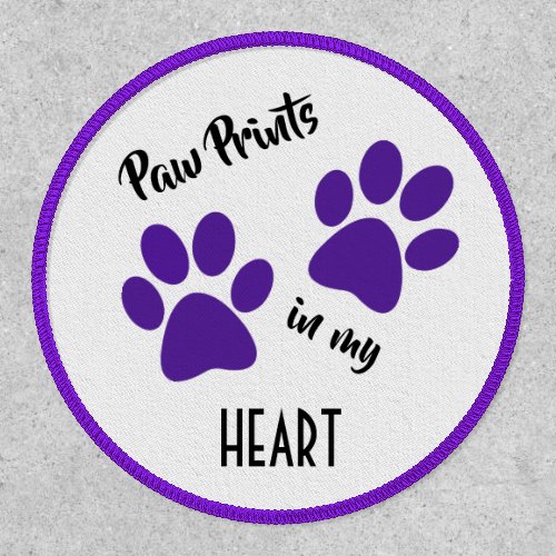 Paw Prints  Design Patch