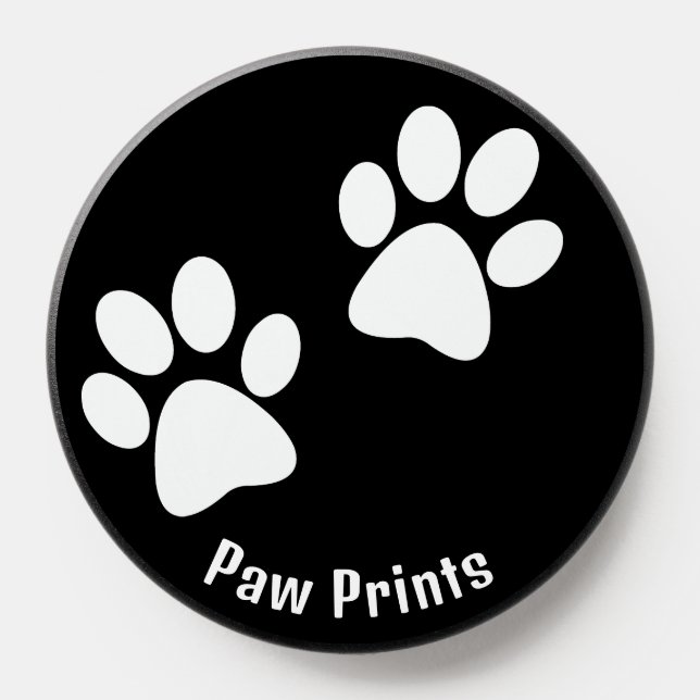 Paw Prints Design Smartphone PopSocket (Popsocket)