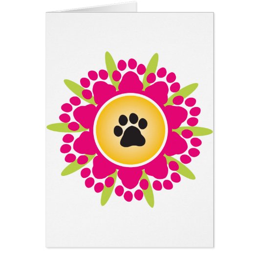 Paw Prints Flower (Front)