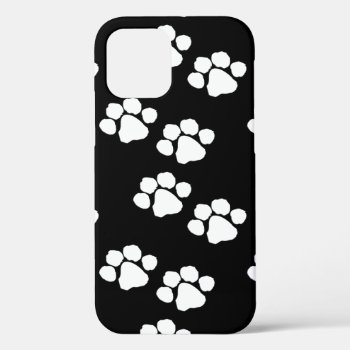Paw Prints For Pet Lovers   Iphone 12 Case by bonfireanimals at Zazzle