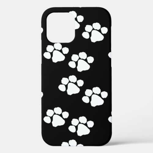 Paw Prints For Pet Lovers   iPhone 12 Case