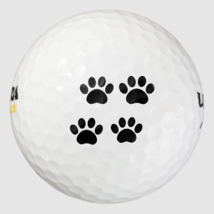 Paw Print Golf Balls Zazzle