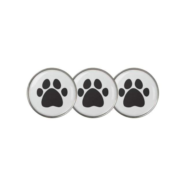 Paw Prints Golf Ball Marker (3 Up)