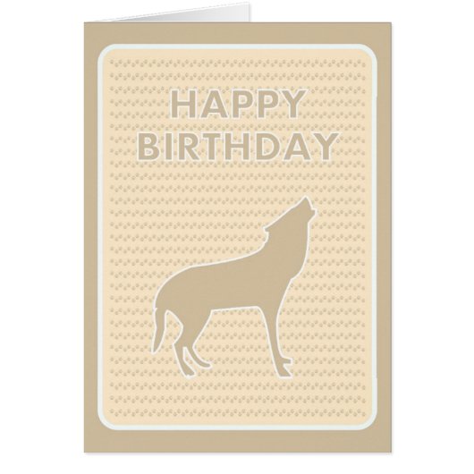 Paw Prints Happy Birthday (Front)