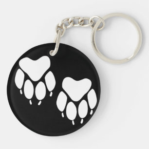 Paw Prints Keychain