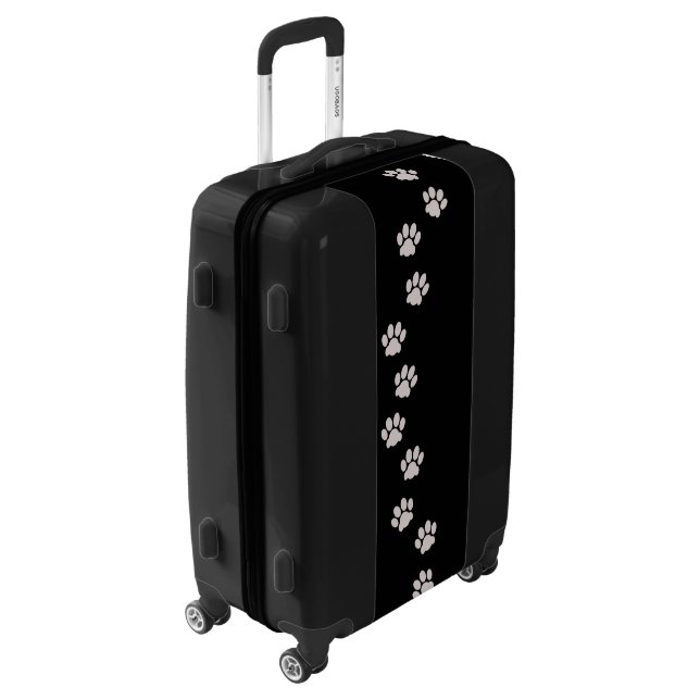 Paw Prints Luggage (Rotated Left)