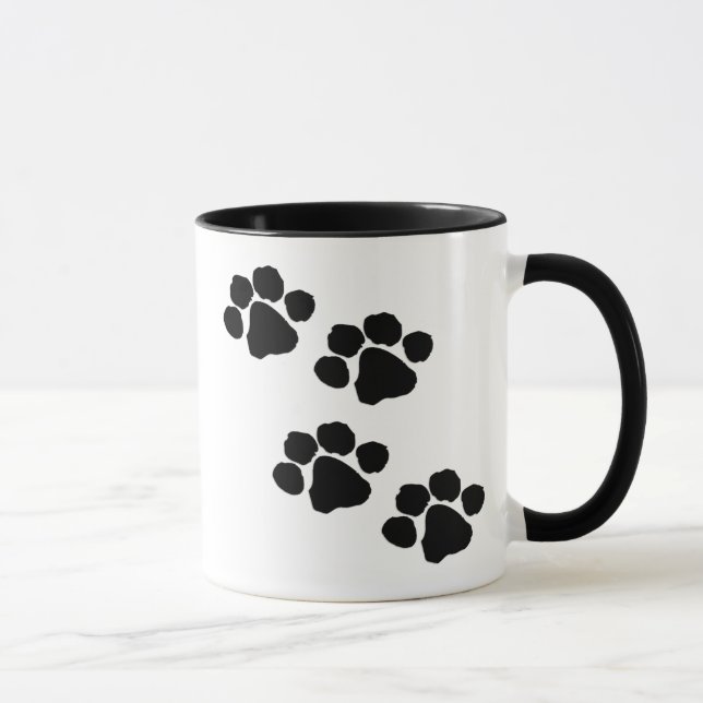 Paw Prints Mug (Right)