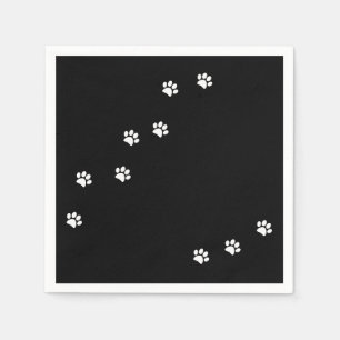 Paw Prints Napkins