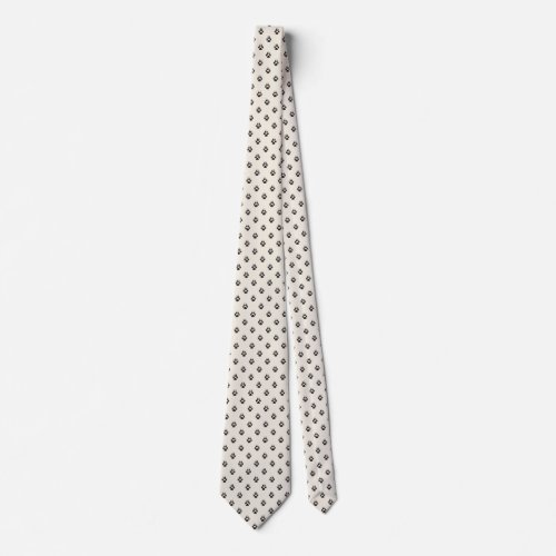 Paw Prints Neck Tie