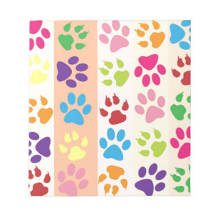 Paw Prints Notepad