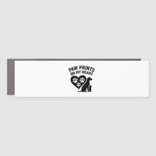 "Paw Prints on My Heart" – Dog & Cat decal