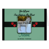 Paw Prints on My Heart - Mint Green (Front Horizontal)