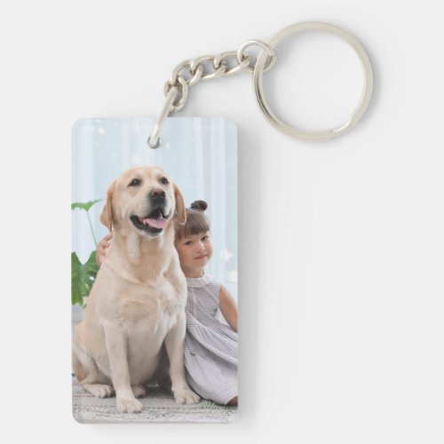 Paw Prints on our Hearts Pet Dog Memorial Keychain