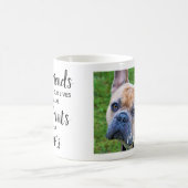 Paw Prints on our Hearts Pet Memorial Photo Coffee Mug (Center)