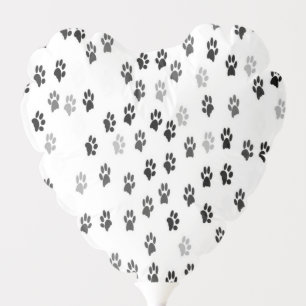 Paw Prints Party Balloons for Dog Lovers