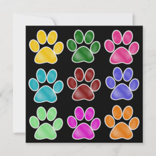 Paw Prints - SRF Invitation