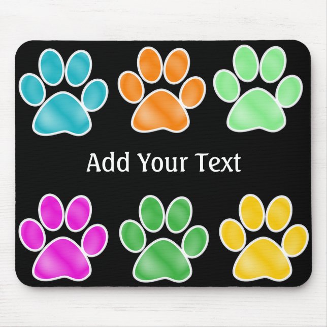 Paw Prints - SRF Mouse Pad (Front)