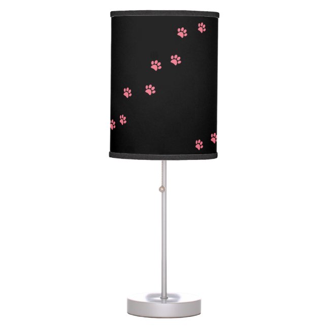 Paw Prints Table Lamp (Front)