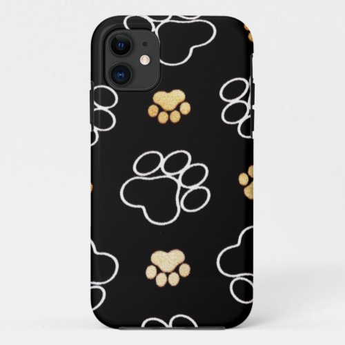 Paw Prints Templare Gifts iPhone 11 Case